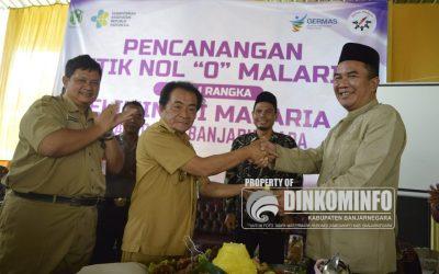 Bupati Budhi Sarwono Canangkan Titik Nol Malaria
