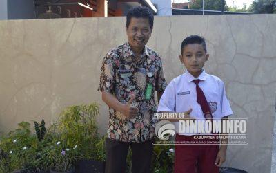 Zaky Siswa SDN 1 Sigaluh Wakili Provinsi Jateng Lomba Pantomim Tingkat Nasional