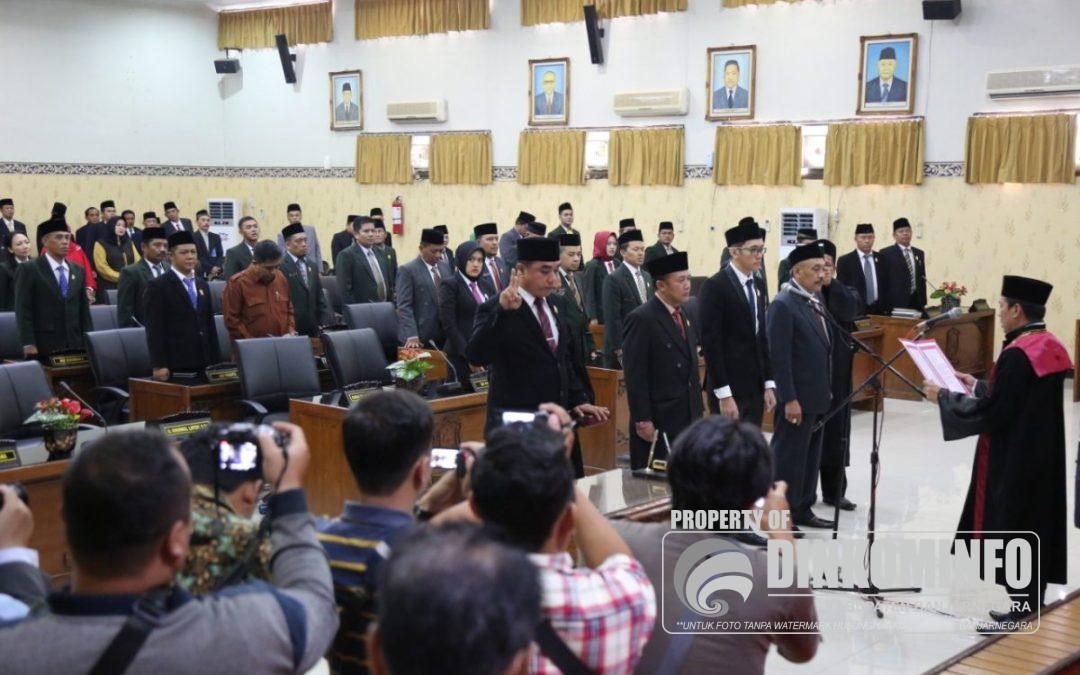 Pimpinan DPRD Banjarnegara Dilantik
