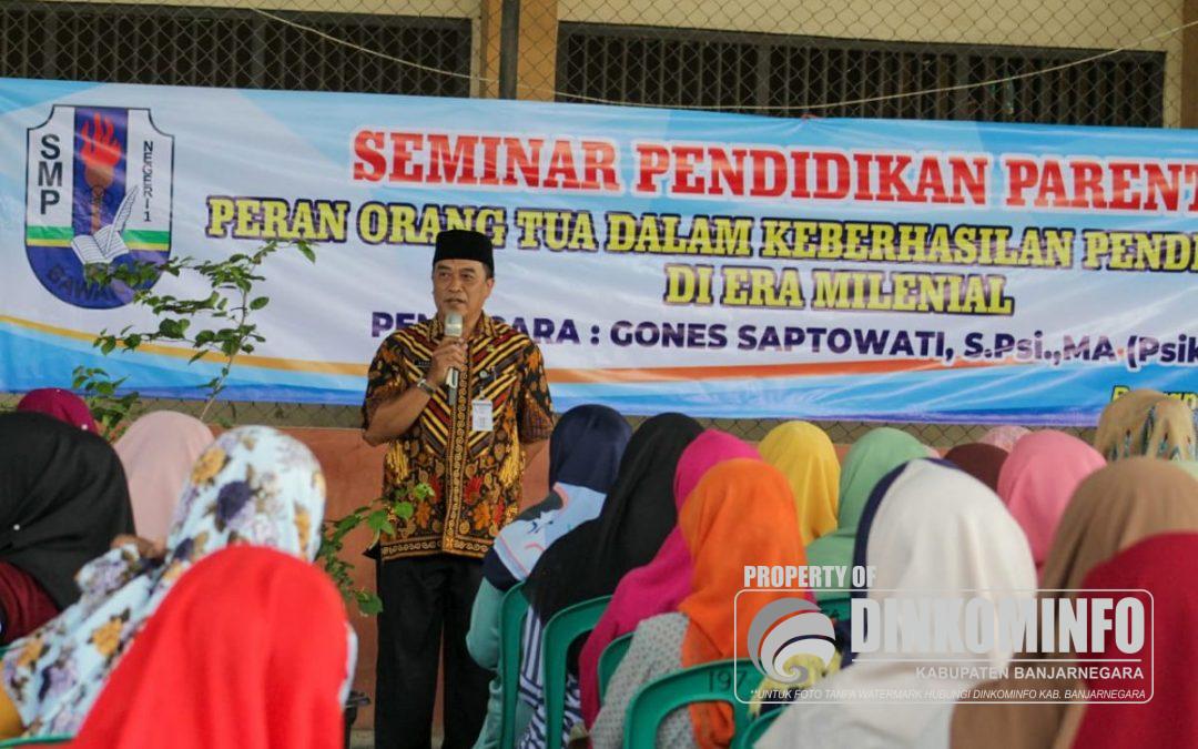 SMP Negeri 1 Bawang Gelar Seminar Parenting