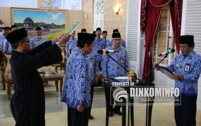 Perpanjangan Jabatan, Bupati Lantik Kepala Dindikpora