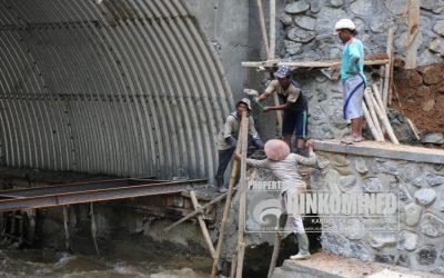Pondasi Jembatan Mantrianom Patah