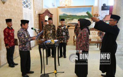 Bupati Lantik Direktur Perusda Pecetakan