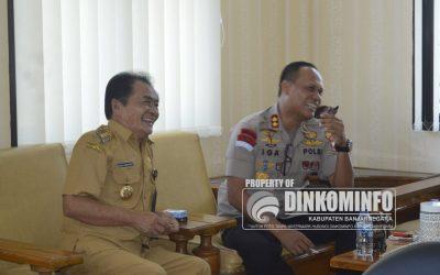 Kapolres Banjarnegara Siap Dukung Program Pemkab