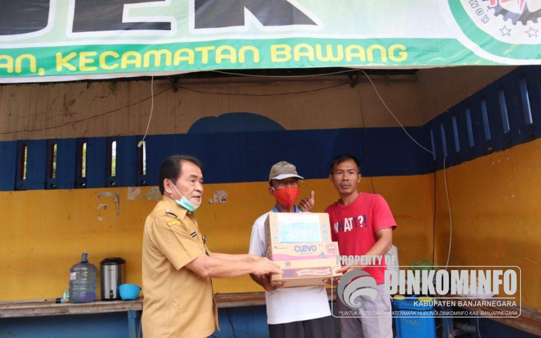 Bupati Budhi Sarwono Kunjungi Posko Pencegahan Swadaya