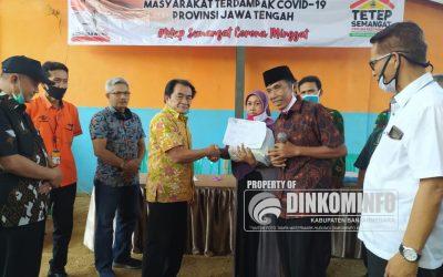 Bupati Budhi Sarwono Launching JPS Provinsi di Desa Situwangi