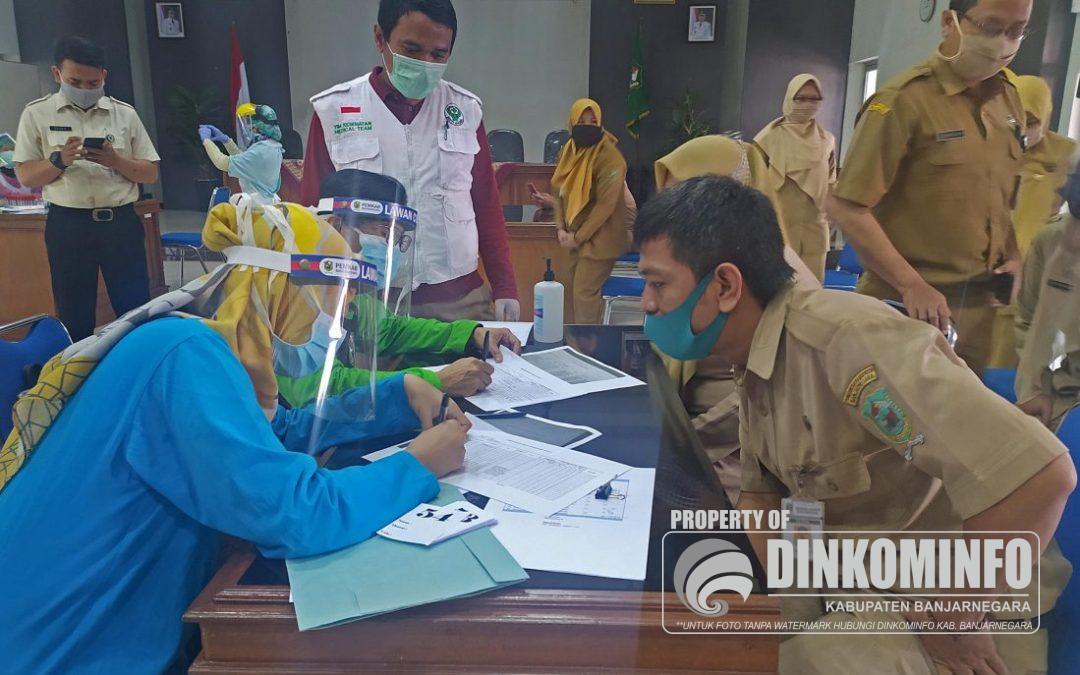 Dinas Kesehatan Banjarnegara Gelar Rapid Tes Bagi ASN