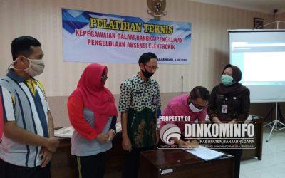 Dinas Kominfo Serahkan Pengelolaan Absensi ke BKD