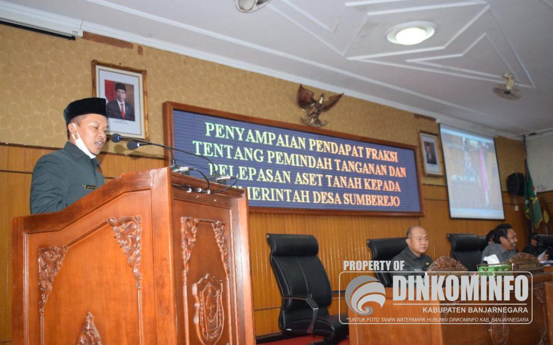 DPRD setujui pelepasan aset tanah kepada Pemdes Sumberejo dengan syarat