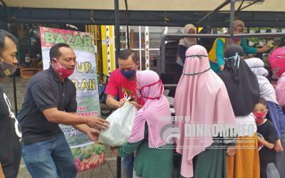 Bazaar Sayur Murah dari Pejawaran sukses digelar