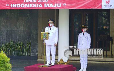 Upacara Peringatan HUT Ke-75 RI Berlangsung Khidmat