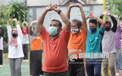 Tingkatkan Sinergitas Dengan Mitra Kerja, KPPN Banjarnegara Gelar Olahraga Bersama