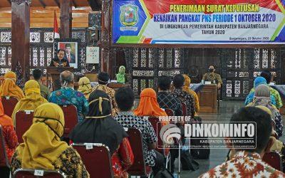 Kenaikan Pangkat, PNS Banjarnegara Minum Susu Bareng