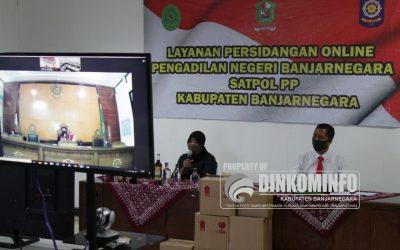 Wanita Penjual Miras Jalani Sidang Online
