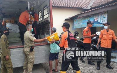 Banjarnegara Kirim Bantuan untuk Pengungsi Banjir di Banyumas