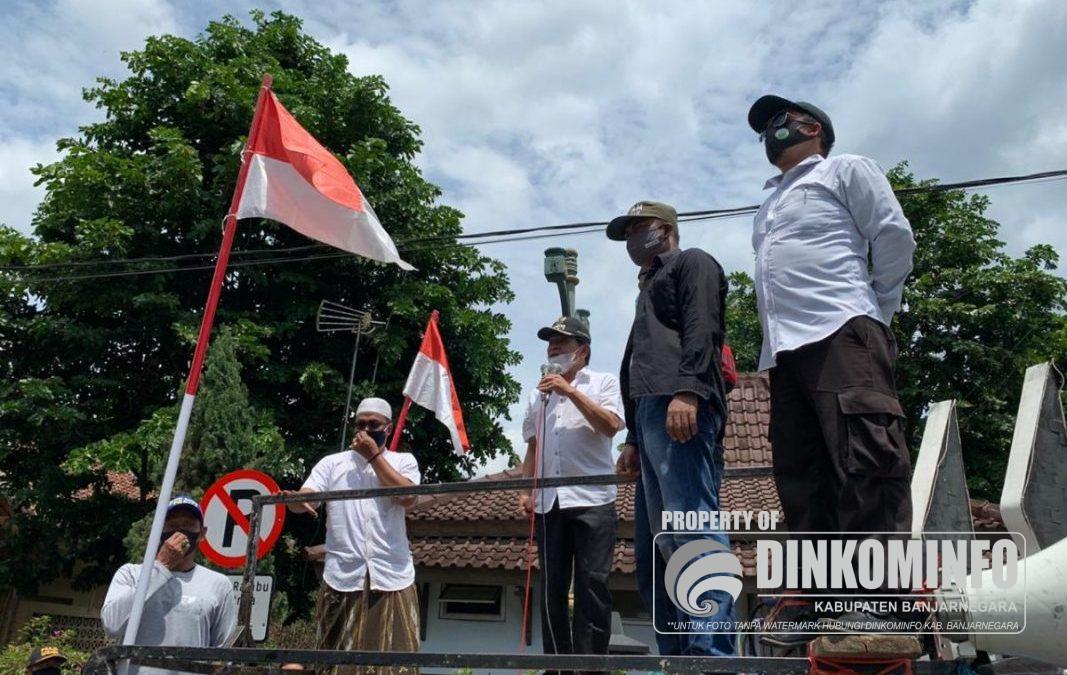 Bupati Banjarnegara Bubarkan Massa Aksi Damai Tolak Radikalisme