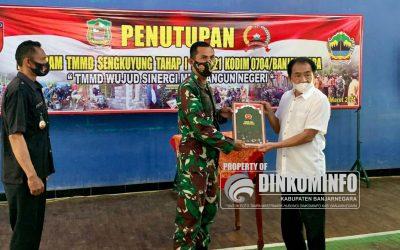 Hasil Pembangunan Program TMMD Sengkuyung Tahap I di Pagentan Diserahkan