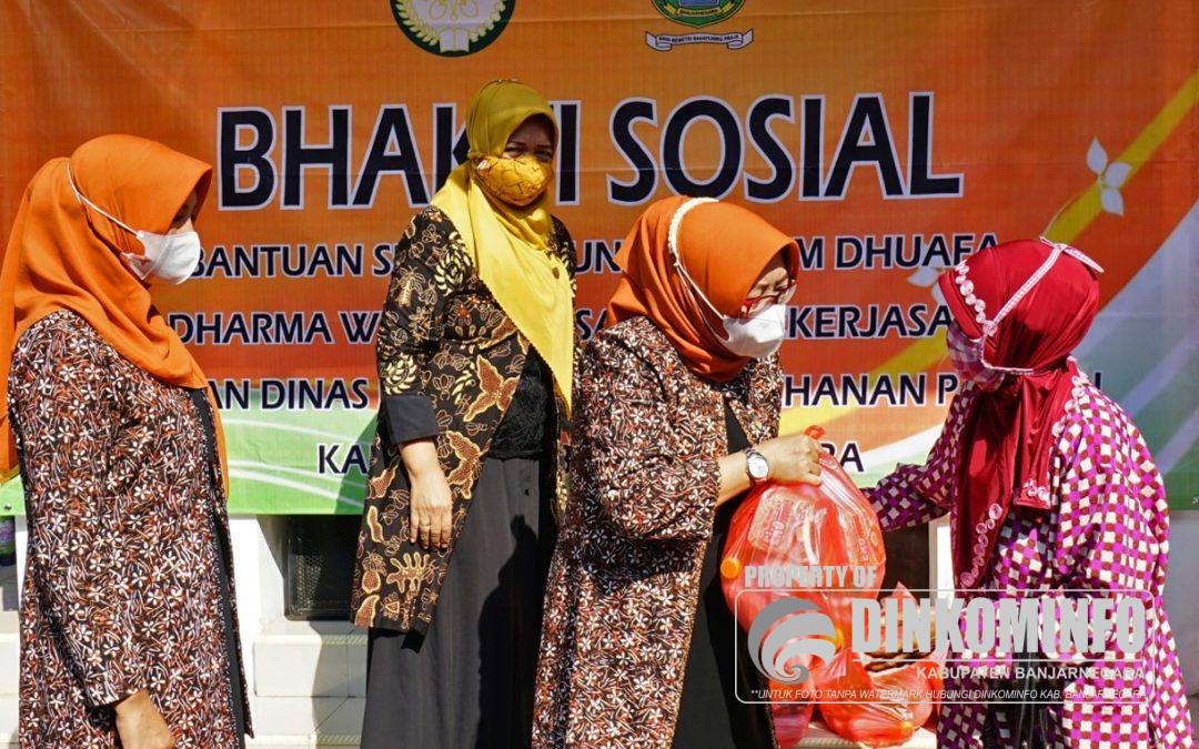 DWP Ã¢â‚¬â€œ Dinas Pertanian Bagikan 300 Paket Sembako