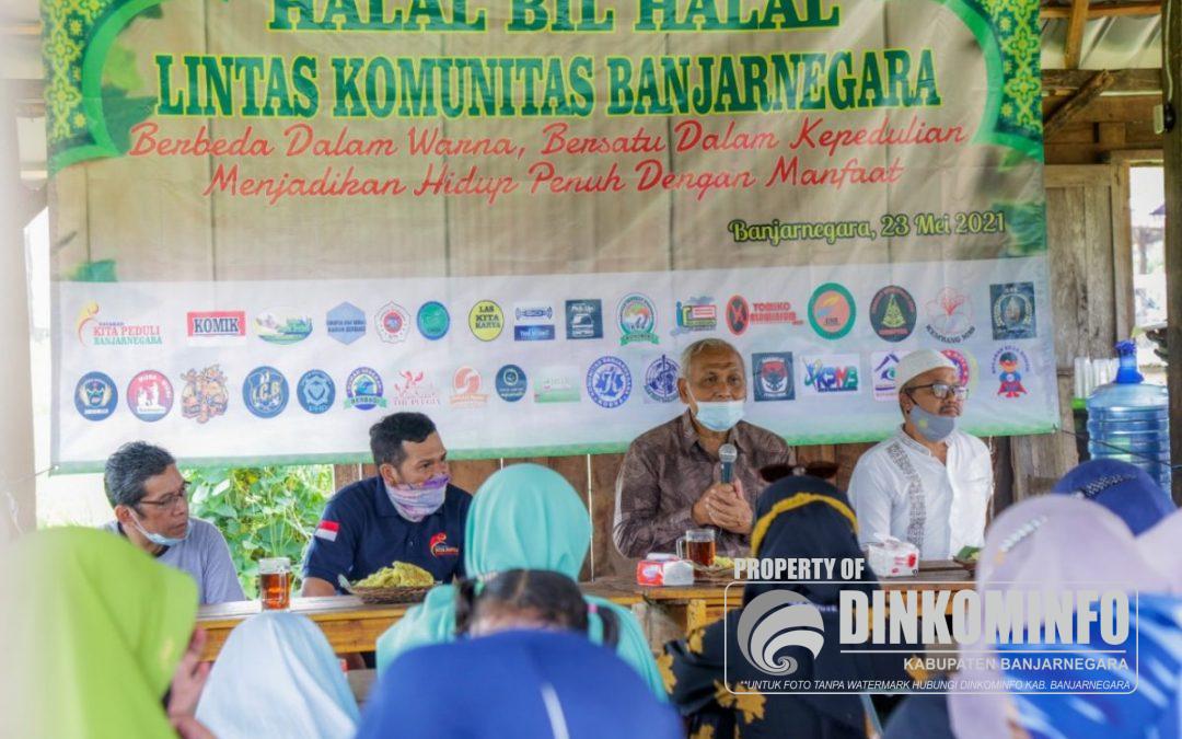 Halal Bi Halal Lintas Komunitas Banjarnegara, Wabup: Jangan Pernah Lelah Berbuat Baik