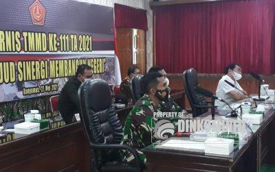 Bupati Banjarnegara Hadiri Rapat Persiapan TMMD ke 111 di Makorem 071/Wijayakusuma