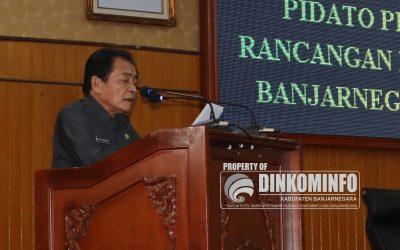 Berikan Sambutan pada Penyerahan Rancangan Raperda Bupati Ajak Dewan Dampingi Konstituen