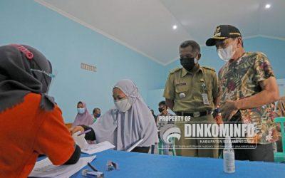 Sidak Penyaluran BLT di Sigeblog, Bupati lega