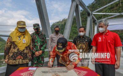 Jembatan Plipiran Diresmikan, Mampu Topang Beban sampai 30 Ton, Masa Pakai Efektif 50 Tahun