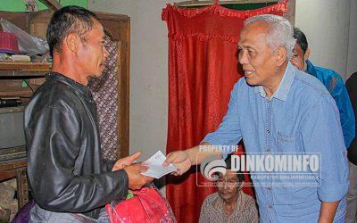 Tinjau Longsor Mlaya, Plh Bupati Sampaikan Belasungkawa Untuk Korban Meninggal Terdampak Bencana