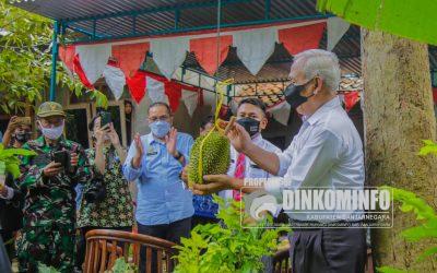 Tingkatkan Kualitas dan Produktivitas Durian, Petani Sigaluh Gunakan Cara Top Working