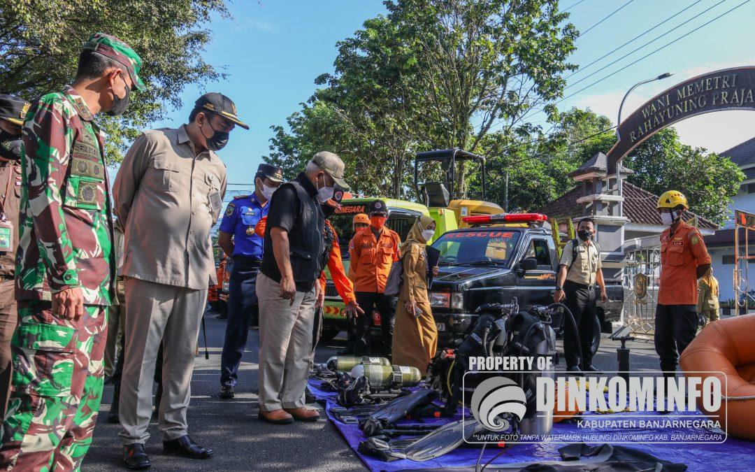 Waspada Bencana, Plh. Bupati Banjarnegara Pimpin Apel Kesiapsiagaan Bencana Hidrometeorologi