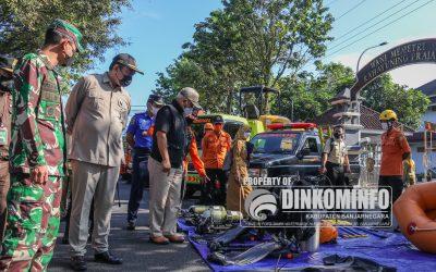 Waspada Bencana, Plh. Bupati Banjarnegara Pimpin Apel Kesiapsiagaan Bencana Hidrometeorologi