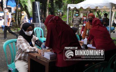 Geber 600 Dosis Vaksin, RSUD Hj. Anna Lasmanah gandeng TRMS Serulingmas