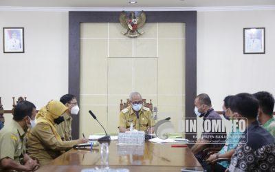 Plh Bupati Sambut Tim verifikasi data BPSDMD Award 2021