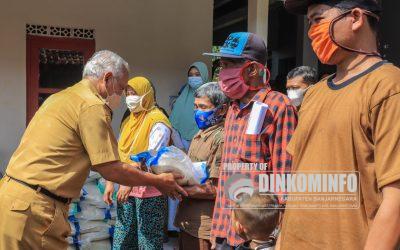 7.784 kg beras cadangan pemerintah dibagikan di Tanjungtirta