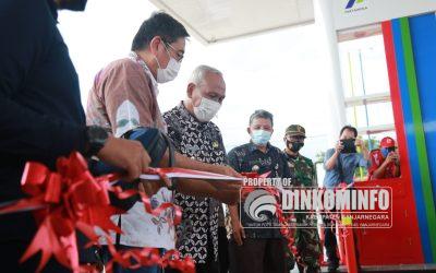 Plh Bupati Resmikan SPBU Klampok