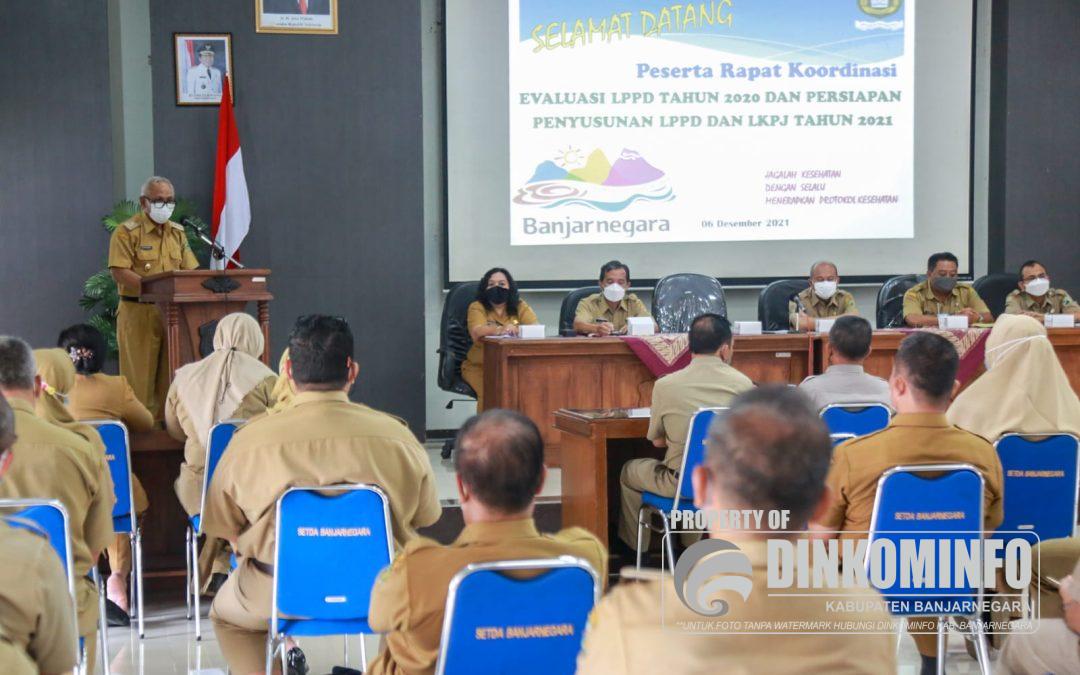 Akhir Tahun, Plh Bupati Minta Seluruh OPD Kompak Susun LPPD 2021