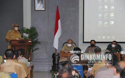 Rapat Forkopimda, Plh Bupati Banjarnegara : Semua Pihak Harus Hindari Egoisme Sektoral