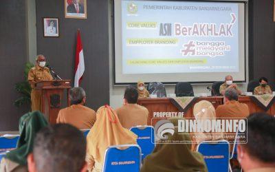 Pemkab Banjarnegara Luncurkan Core Values berAKHLAK dan Employer Branding ASN