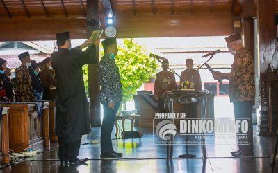 Sederhanakan Birokrasi, Plh Bupati Banjarnegara Lantik 148 Pejabat Struktural Jadi Fungsional