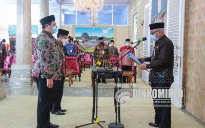 Plh Bupati Banjarnegara Lantik Dua Orang Pejabat Pimpinan Tinggi Pratama