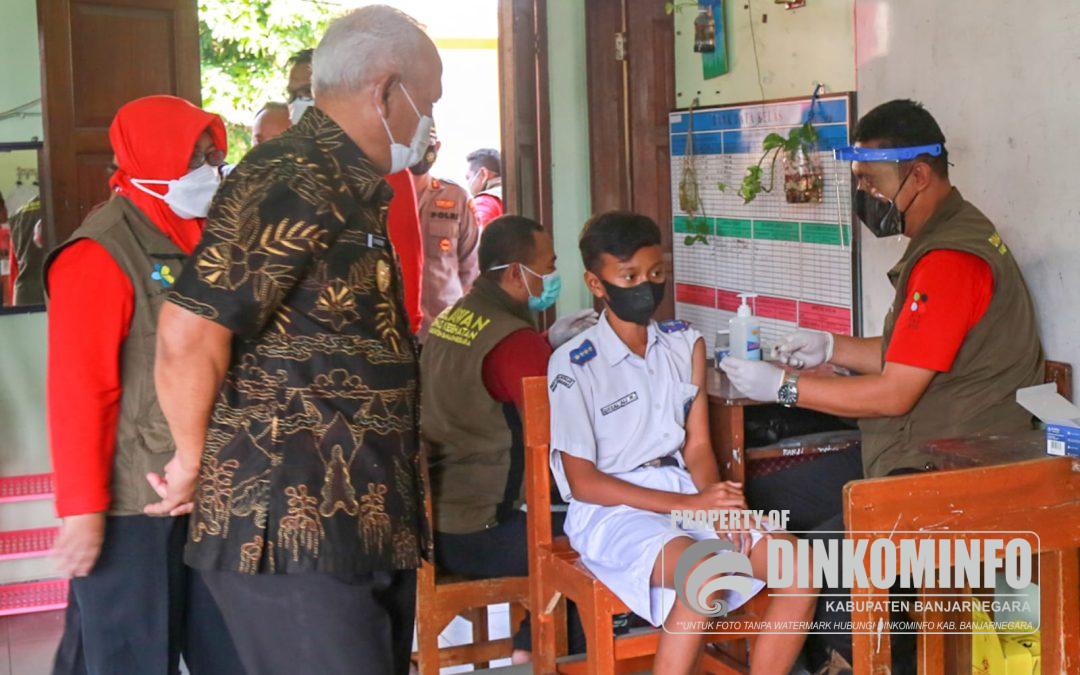 Anak Usia 6-11 Tahun di Banjarnegara Mulai Divaksin