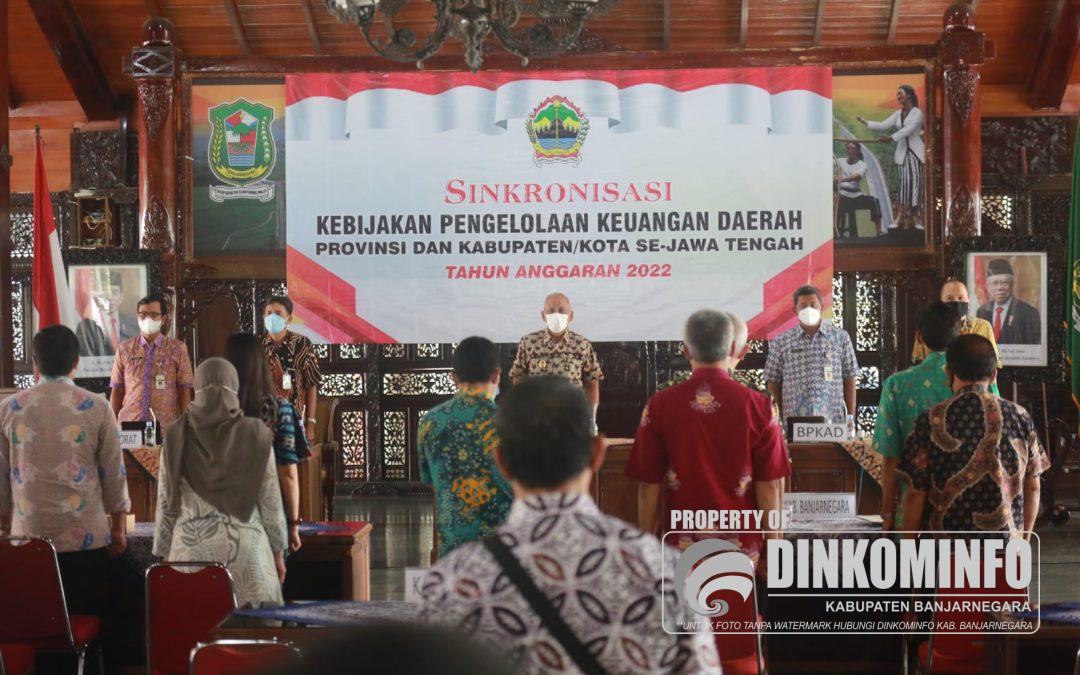 Pemprov Jateng Gelar Rapat Sinkronisasi Kebijakan Pengelolaan Keuangan Daerah Dengan 11 Kabupaten/Kota