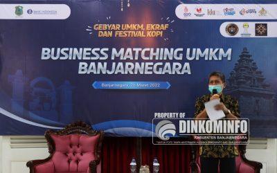 Business Matching Turut Ramaikan Gebyar UMKM dan Ekraf Banjarnegara 2022