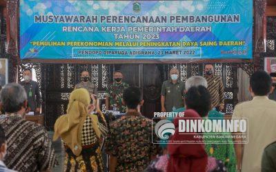 Buka Musrenbang RKPD 2023, Plh Bupati Syamsudin: Kebersamaan Menentukan Arah Pembangunan