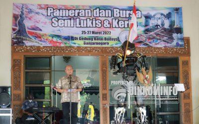 Sekda Banjarnegara buka Pameran dan Bursa Lukisan dan keris di Balai Budaya Banjarnegara