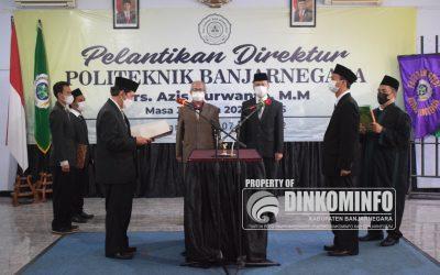 Azis Purwanto Resmi Dilantik sebagai Direktur Politeknik Banjarnegara