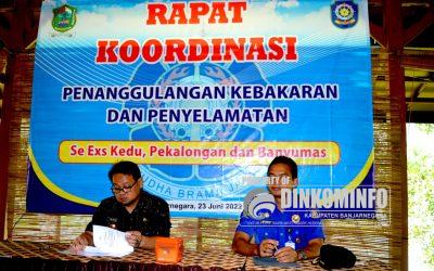 Pj Bupati Banjarnegara membuka Rakor Damkar Se Dulongmas