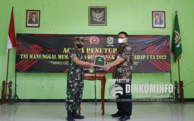 Pj Bupati Banjarnegara Menutup Gelaran TMMD Sengkuyung Tahap I 2022 di Desa Petir, Kecamatan Purwanegara