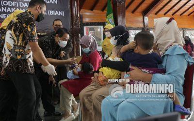 Tingkatkan Cakupan Imunisasi Pada Anak, Pj Bupati Banjarnegara Canangkan BIAN