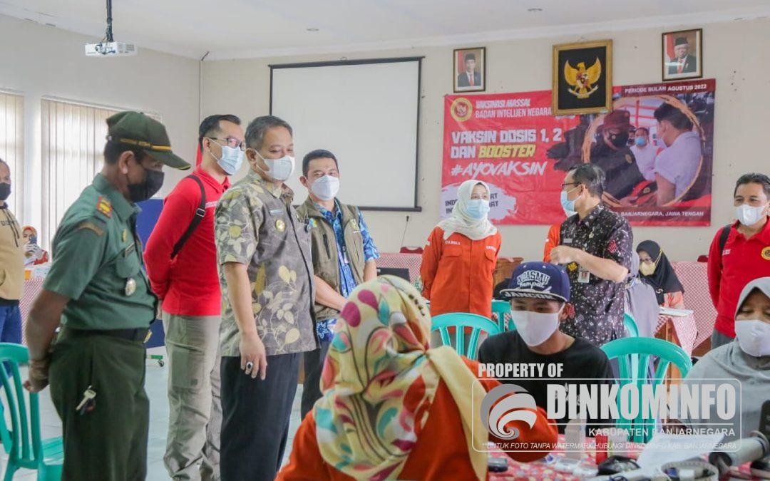 Tinjau Pelaksanaan Vaksinasi, Pj Bupati Imbau Masyarakat Suntik Booster